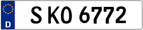 Truck License Plate